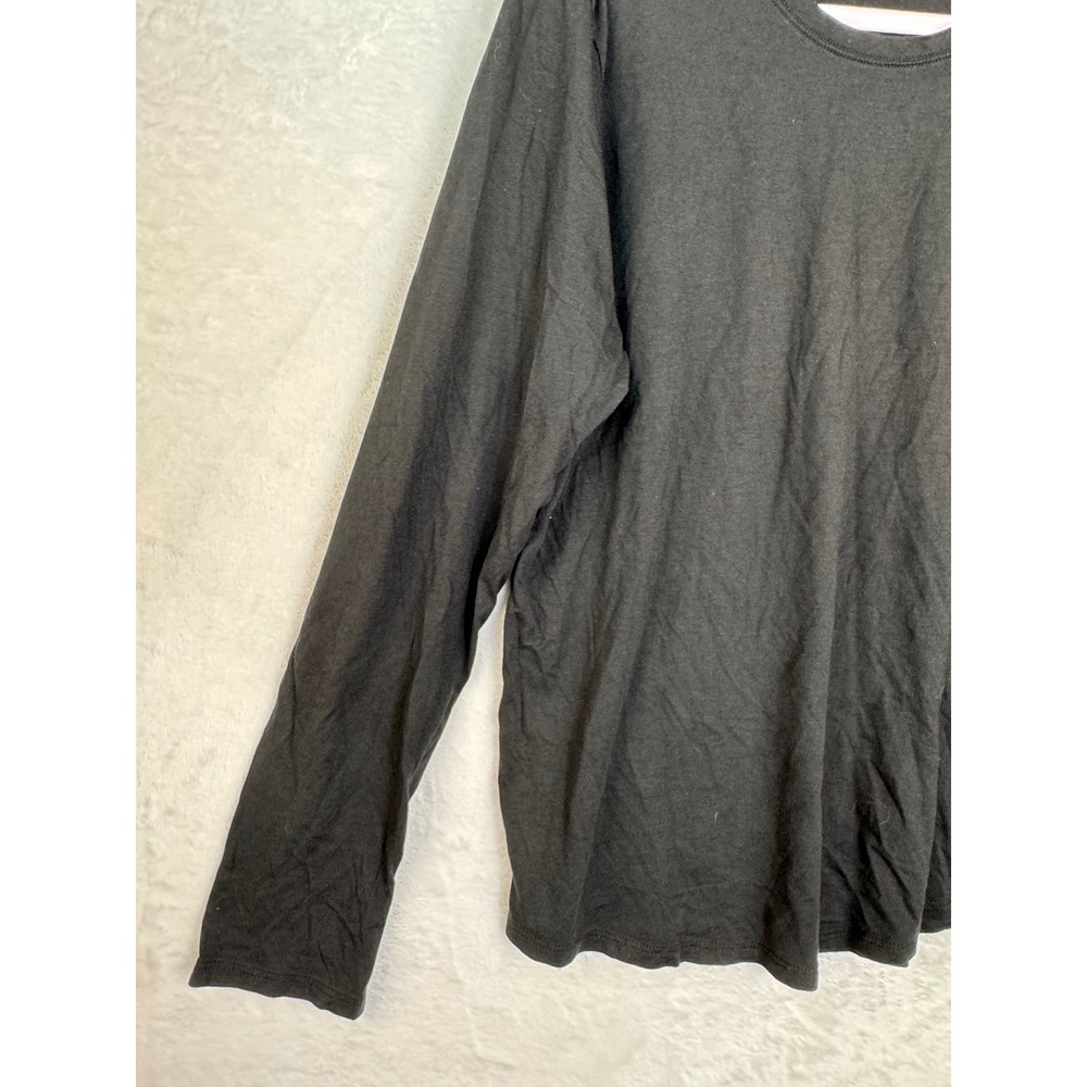 FIGS Super Soft Long Sleeve Underscrub Top Charcoal Gray Pima Cotton Modal XL - Picture 3 of 9